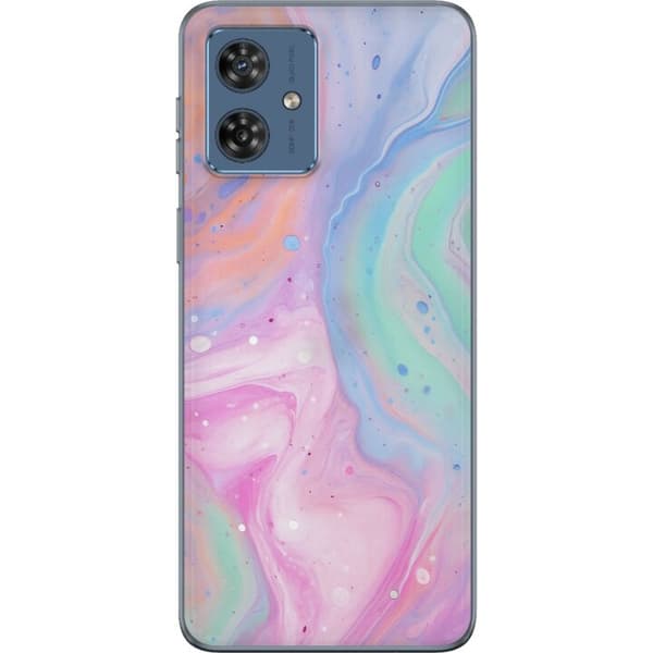 Motorola Moto G54 Läpinäkyvä kuori Pastellimarmori