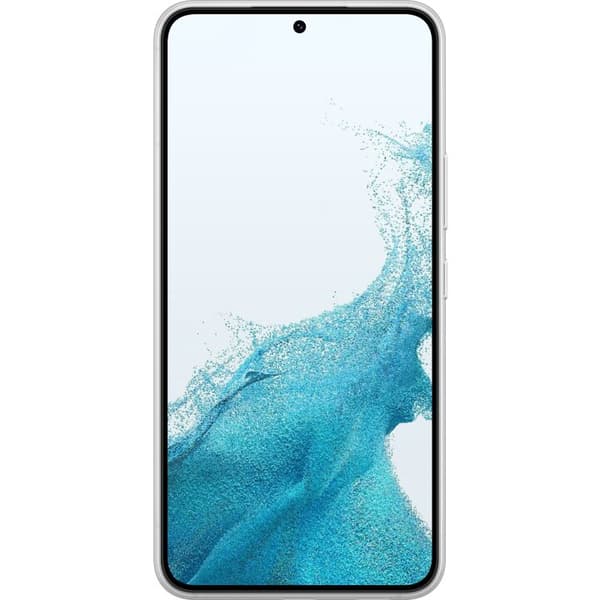 Samsung Galaxy S22 5G Läpinäkyvä kuori Musta kulta abstrakti