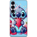 Miniatyrbilde 1 av 3: Samsung Galaxy S25 Gjennomsiktig deksel Strawberry Stitch