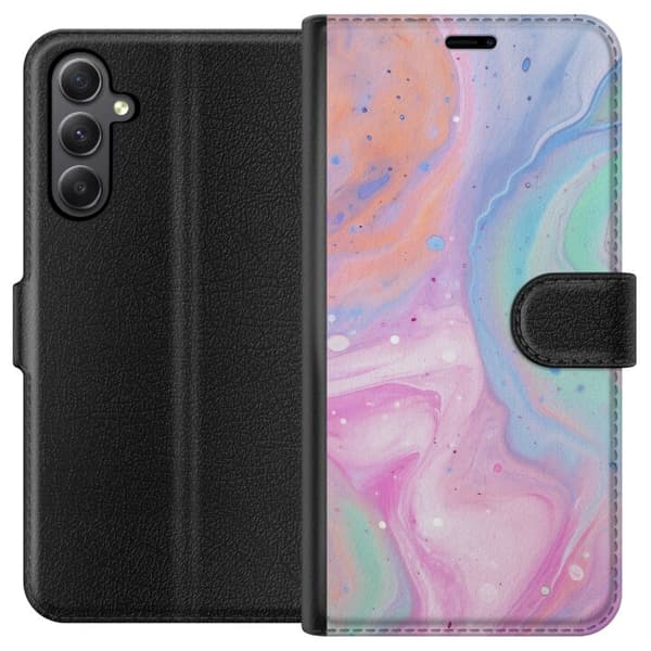 Samsung Galaxy S23 FE Plånboksfodral Pastellmarmor