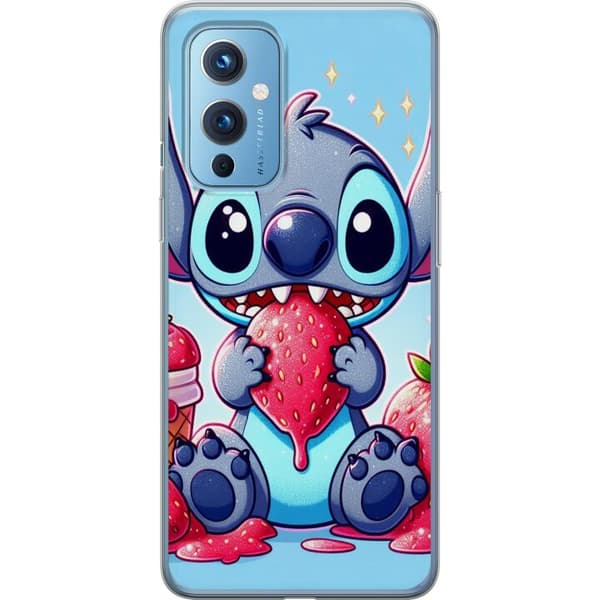OnePlus 9 Genomskinligt Skal Strawberry Stitch