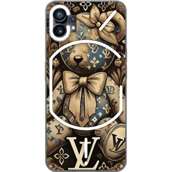 Nothing Phone (1) Genomskinligt Skal Teddy Vuitton