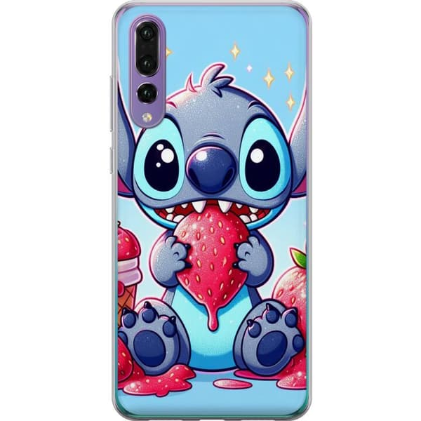 Huawei P20 Pro Gennemsigtig cover Strawberry Stitch