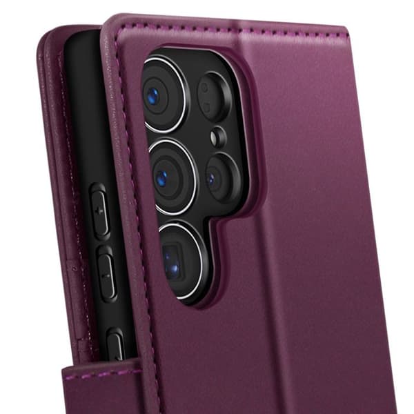 Étui pour Samsung Galaxy S24 Ultra Coque Détachable Mayaxess Violet