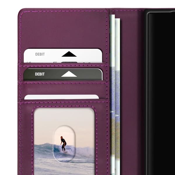 Étui pour Samsung Galaxy S24 Ultra Coque Détachable Mayaxess Violet