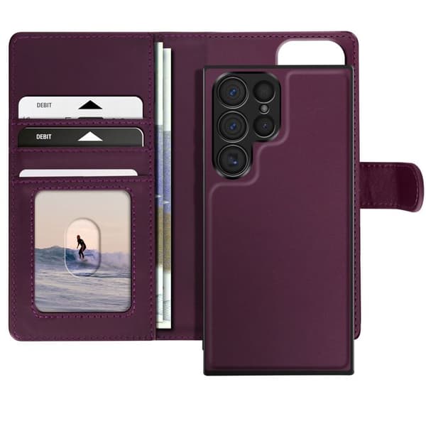 Etui för Samsung Galaxy S23 Ultra Avtagbar Coque Mayaxess Lila