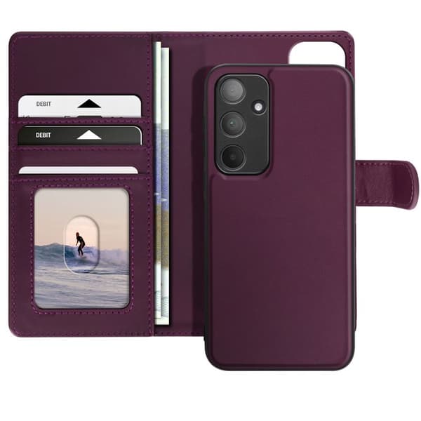 Étui för Samsung Galaxy A35 Avtagbar Fodral Mayaxess Lila