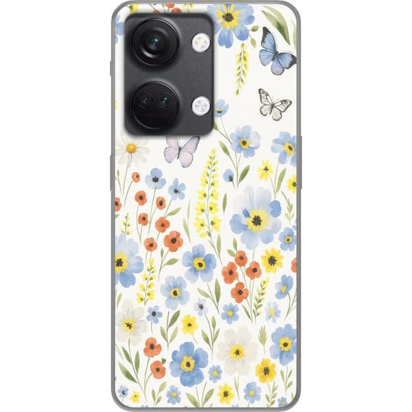 OnePlus Nord 3 Gennemsigtig cover Sommerblomster