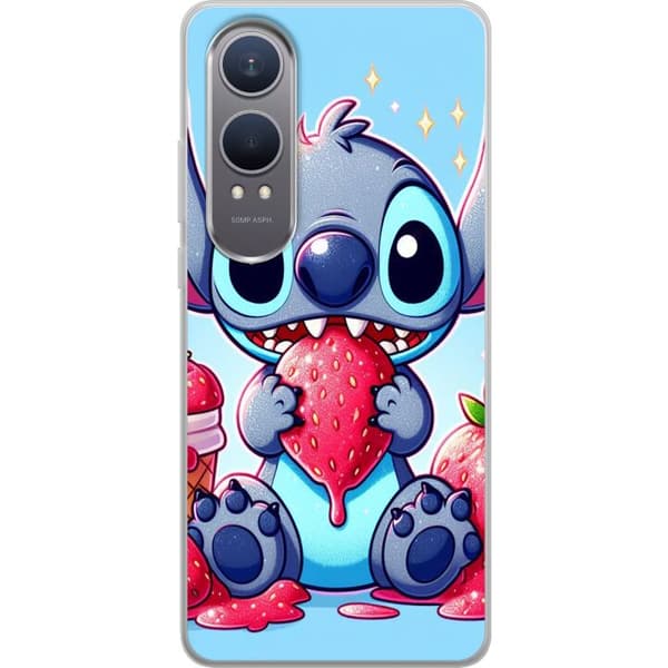 OnePlus Nord CE4 Lite Genomskinligt Skal Strawberry Stitch