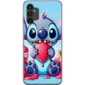 Miniatyrbilde 1 av 3: Samsung Galaxy A04s Gjennomsiktig deksel Strawberry Stitch