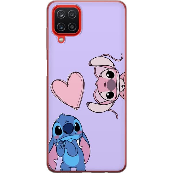 Samsung Galaxy A12 Läpinäkyvä kuori Stitch Mode