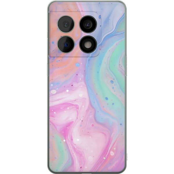 OnePlus 10 Pro Gennemsigtig cover Pastelmarmor