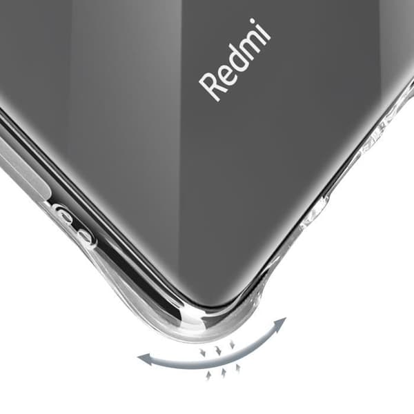 Skyddshuva för Xiaomi Redmi 14C Stötsäker Flexibel Med Förstärkta Hörn Transparent