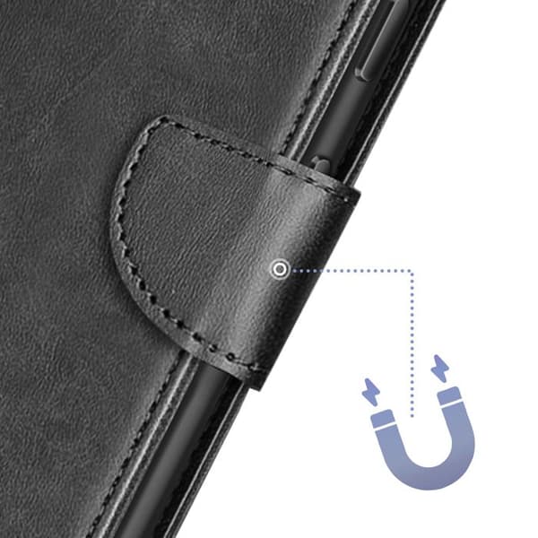 Etui för Samsung Galaxy S25 Edge Klipp med Rem Svart