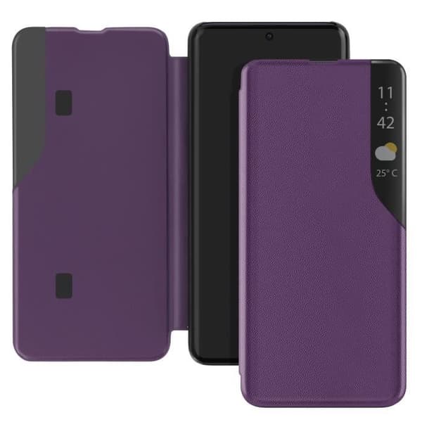 Etui för Xiaomi Redmi Note 14 Pro och 14 Pro Plus Klaff Stöd Video Lila