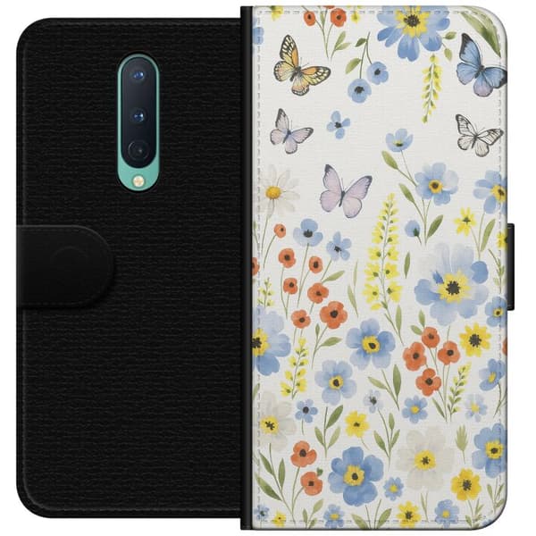 OnePlus 8 Tegnebogsetui Sommerblomster