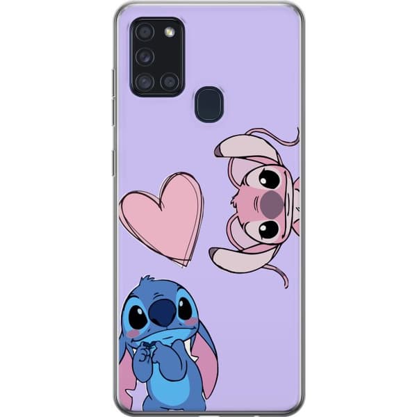 Samsung Galaxy A21s Gennemsigtig cover Stitch Mode