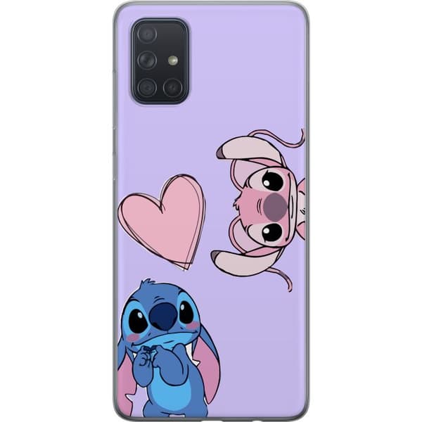 Samsung Galaxy A71 Läpinäkyvä kuori Stitch Mode