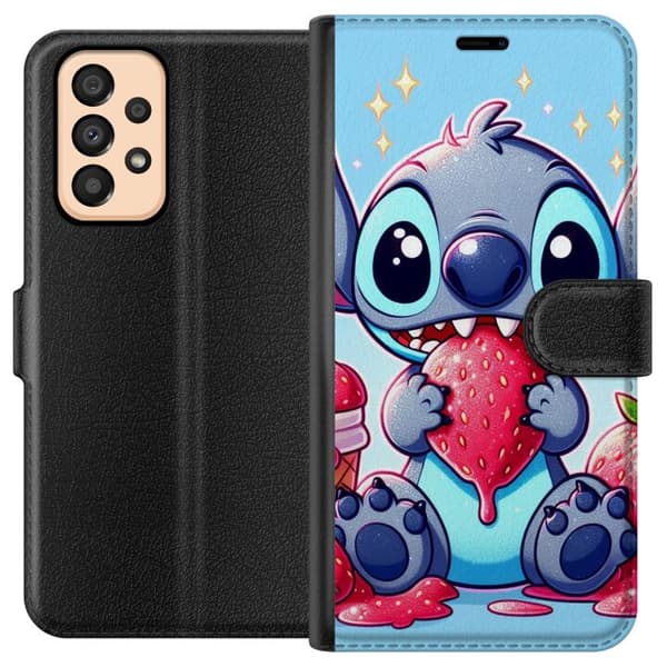Samsung Galaxy A33 5G Tegnebogsetui Strawberry Stitch