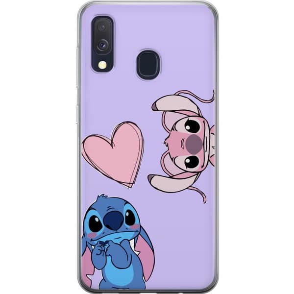 Samsung Galaxy A40 Gennemsigtig cover Stitch Mode