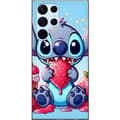 Miniatyrbillede 1 af 3: Samsung Galaxy S22 Ultra 5G Gennemsigtig cover Strawberry Stitch