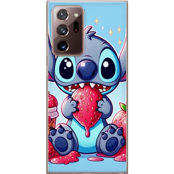Samsung Galaxy Note20 Ultra Gjennomsiktig deksel Strawberry Stitch