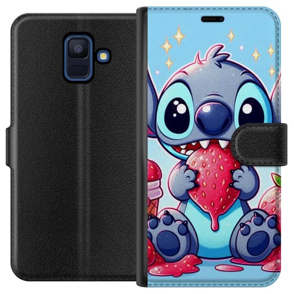 Samsung Galaxy A6 (2018) Plånboksfodral Strawberry Stitch