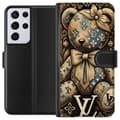 Miniatyrbillede 1 af 3: Samsung Galaxy S21 Ultra 5G Tegnebogsetui Teddy Vuitton