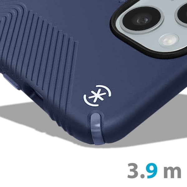 iPhone 15 Plus Fodral Presidio2 Grip Clicklock Speck Blue