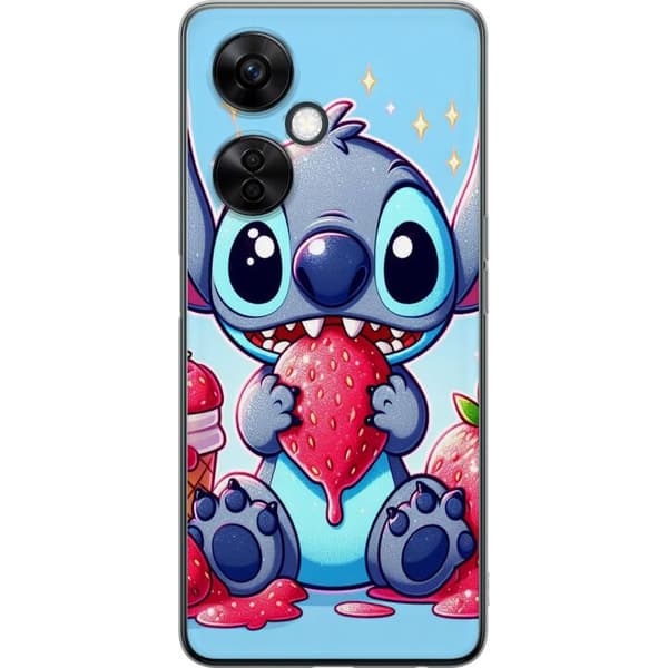 OnePlus Nord CE 3 Lite Gjennomsiktig deksel Strawberry Stitch