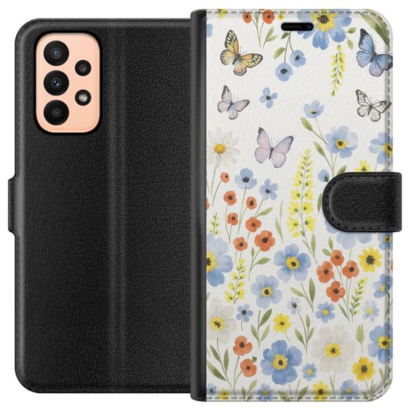 Samsung Galaxy A23 Plånboksfodral Sommarblommor