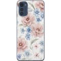 Miniatyrbilde 1 av 3: Motorola Moto E32s Gjennomsiktig deksel Romantiske blomster