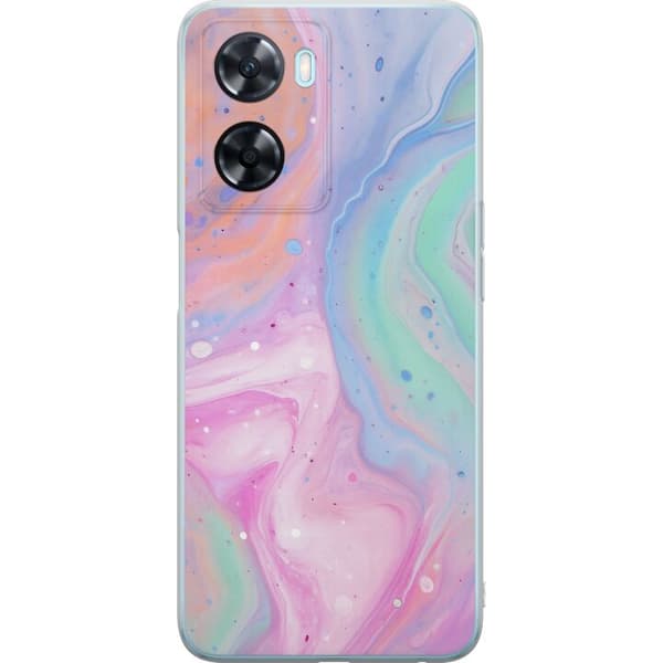 OnePlus Nord N20 SE Gjennomsiktig deksel Pastellmarmor