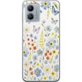 Miniatyrbillede 1 af 3: Motorola Moto G53 Gennemsigtig cover Sommerblomster