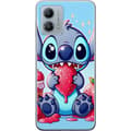 Miniatyrbild 1 av 3: Motorola Moto G53 Genomskinligt Skal Strawberry Stitch