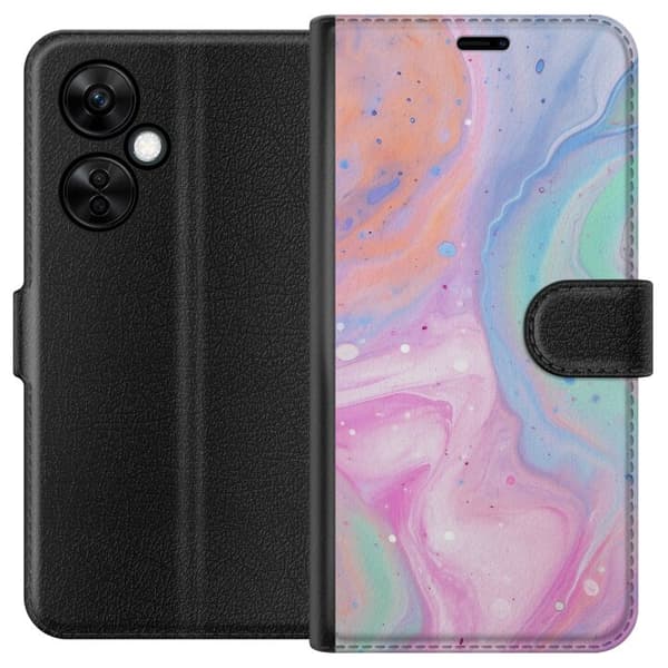 OnePlus Nord CE3 Lommeboketui Pastellmarmor
