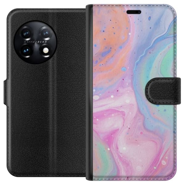 OnePlus 11 Plånboksfodral Pastellmarmor