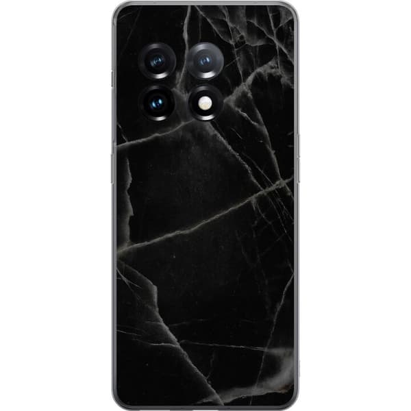 OnePlus 11R Gjennomsiktig deksel Svart marmor