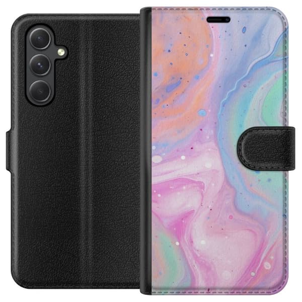 Samsung Galaxy A25 Plånboksfodral Pastellmarmor
