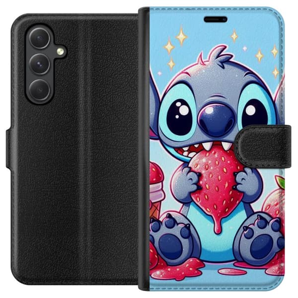 Samsung Galaxy A25 Tegnebogsetui Strawberry Stitch