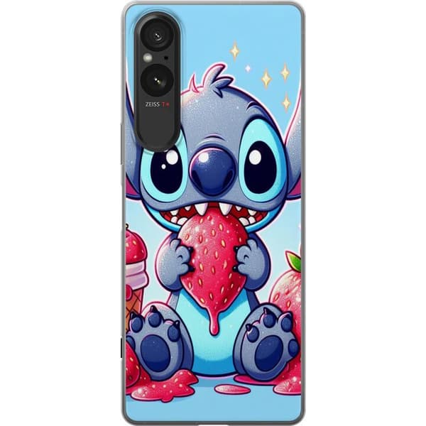 Sony Xperia 10 VI Gjennomsiktig deksel Strawberry Stitch