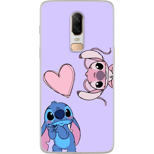 OnePlus 6 Gjennomsiktig deksel Stitch Mode