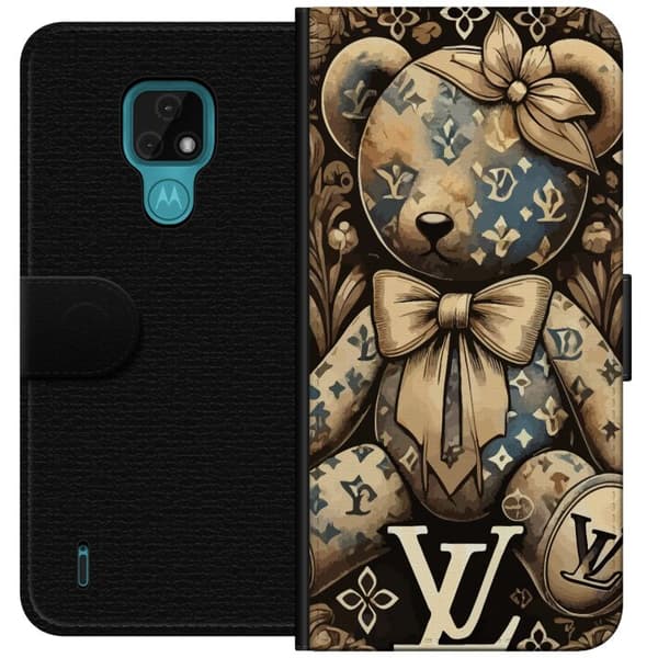 Motorola Moto E7 Plånboksfodral Teddy Vuitton