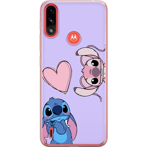 Motorola Moto E7 Power Gjennomsiktig deksel Stitch Mode