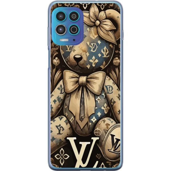 Motorola Moto G100 Läpinäkyvä kuori Teddy Vuitton
