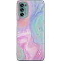 Miniatyrbild 1 av 3: Motorola Moto G62 5G Genomskinligt Skal Pastellmarmor