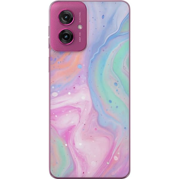 Motorola Moto G55 Läpinäkyvä kuori Pastellimarmori