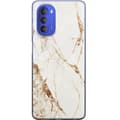 Miniatyrbillede 1 af 3: Motorola Moto G51 5G Gennemsigtig cover Hvid marmor
