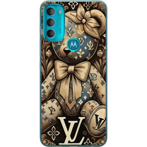 Motorola Moto G71 5G Läpinäkyvä kuori Teddy Vuitton