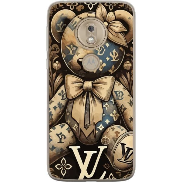 Motorola Moto G7 Play Genomskinligt Skal Teddy Vuitton